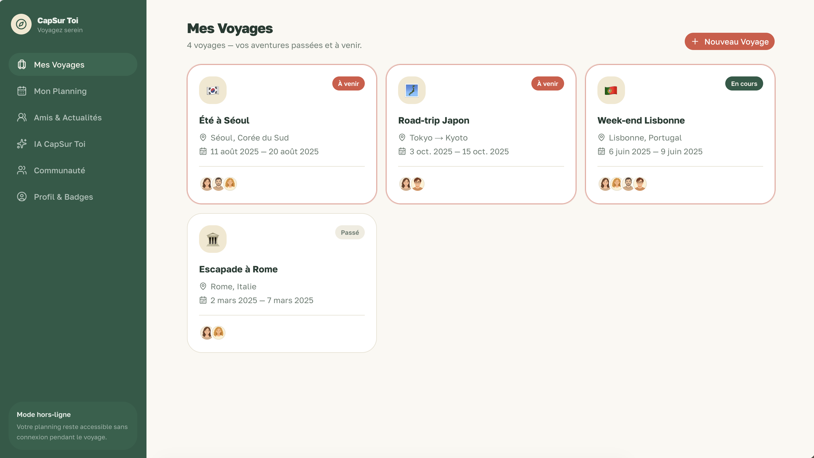 CapSurToi project screenshot