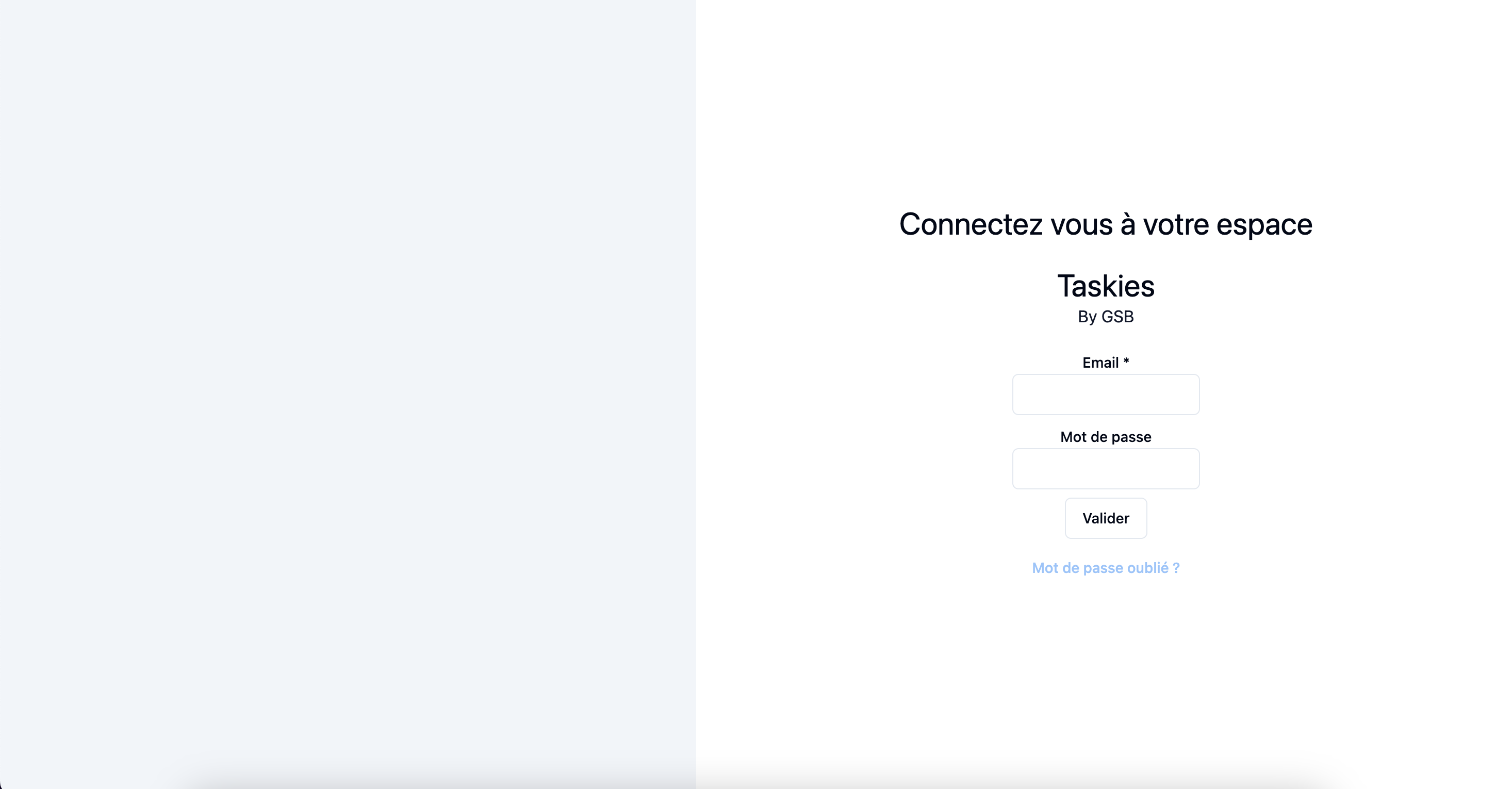 Taskies project screenshot