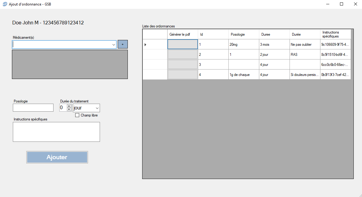 eMeds project screenshot